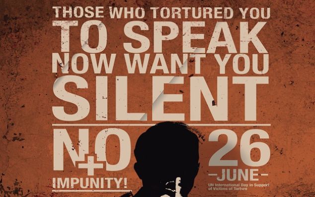 26 giugno: Giornata Internazionale a sostegno delle vittime di tortura